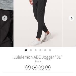 Men’s ABC lululemon joggers